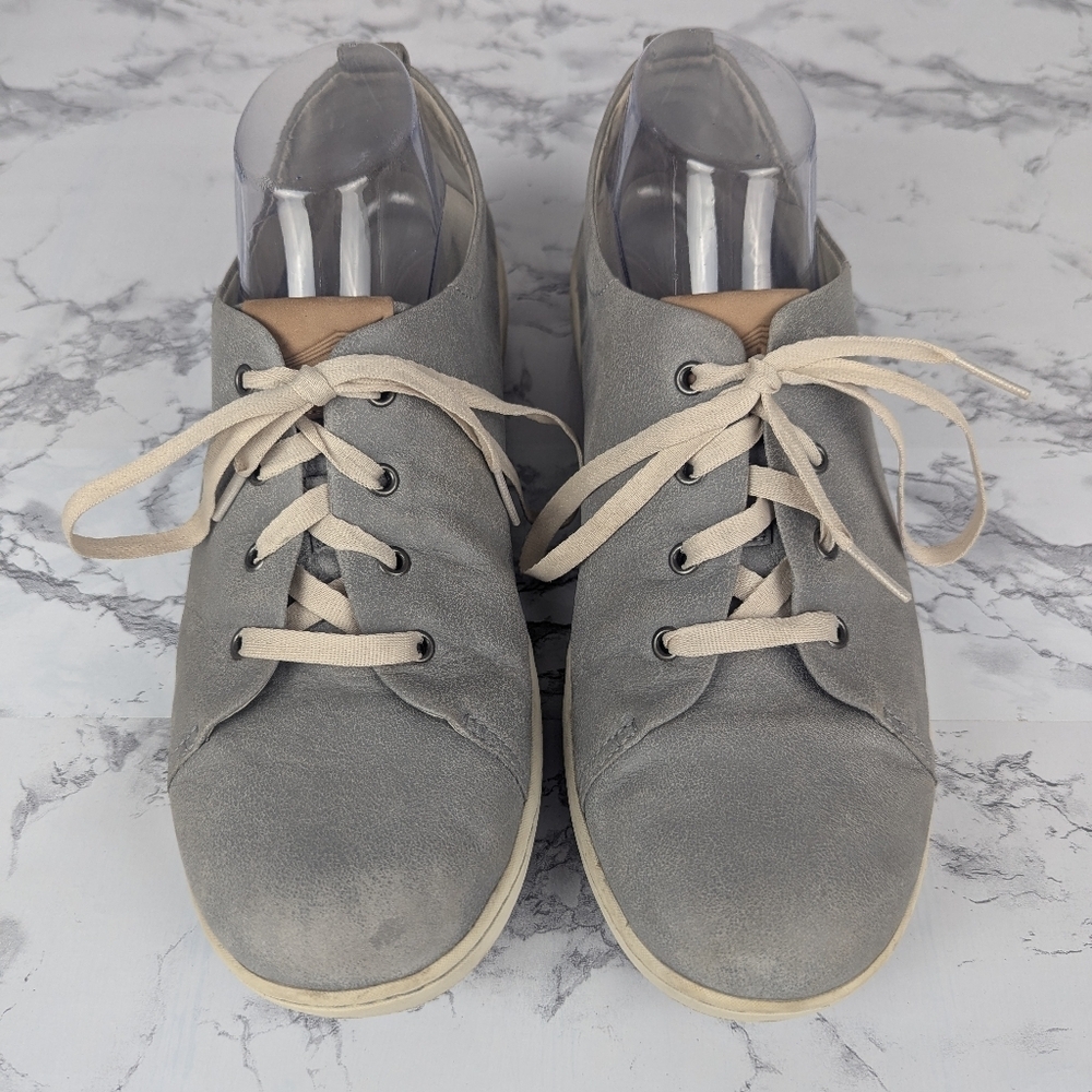 Dansko Renae Blue Leather Sneakers Size 42 (Equal To Size 11.5-12)